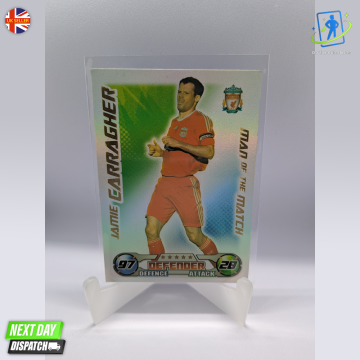 Jamie Carragher Man Of The Match Match Attax 2008/09