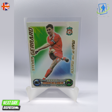 Steven Gerrard Man Of The Match Match Attax 2008/09