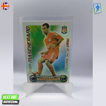 Javier Mascherano Man Of The Match Match Attax 2008/09